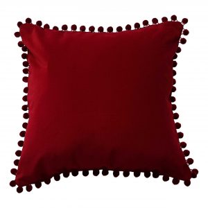 red velvet cushion