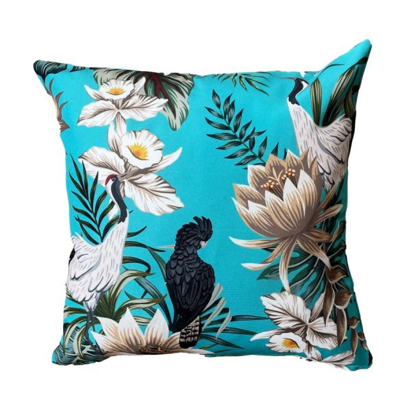 Crane bird Showerproof Cushion