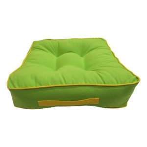 lime green box cushion