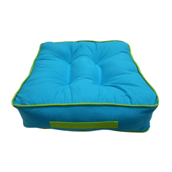 Blue box cushion