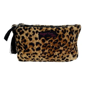 Velvet Leopard Cosmetic Bag