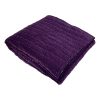 purple aubergine velvet bedspread