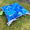 turquoise palms seat pad
