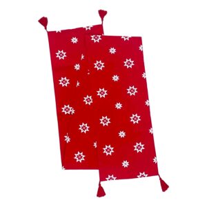 red christmas runner