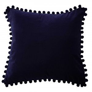 navy velvet cushions