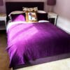 aubergine velvet throw