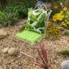 lime showerproof outdoor cushion