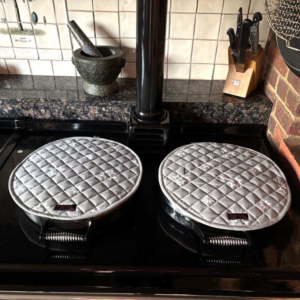 grey christmas aga mats