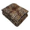 leopard velvet blanket