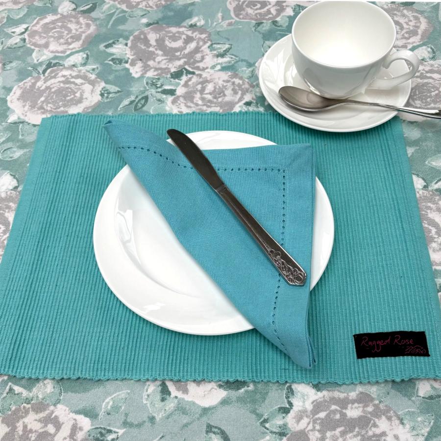 duck egg ribby placemats