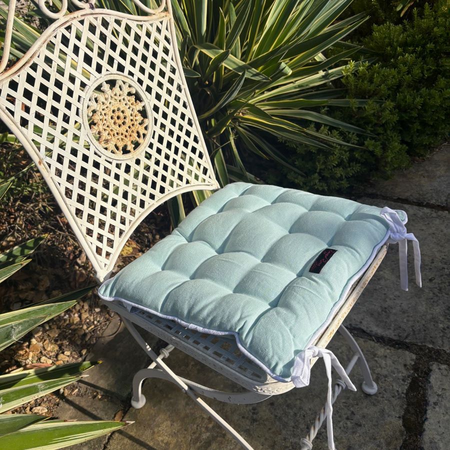 soft green seat pad