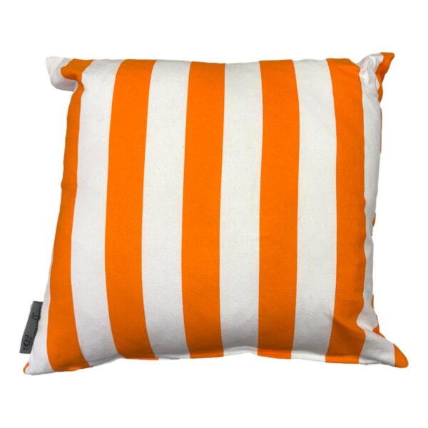Orange Stripe garden cushion