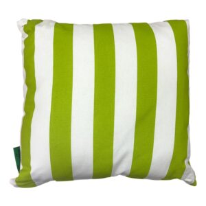 lime stripe showerproof cushion