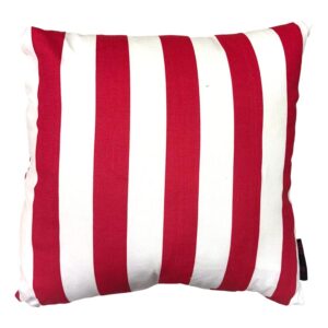 pink stripe showerproof cushion