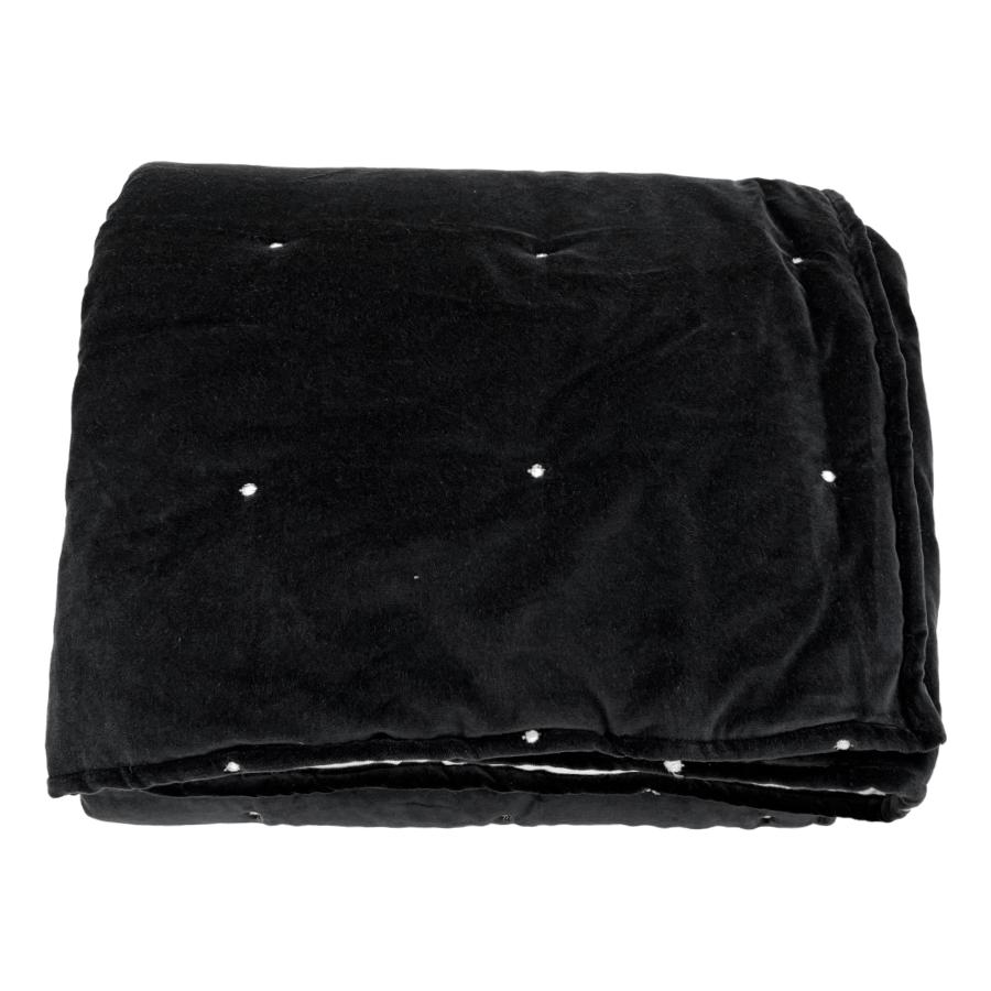 Analogie Velour Blanket - Black AW20 main image 0