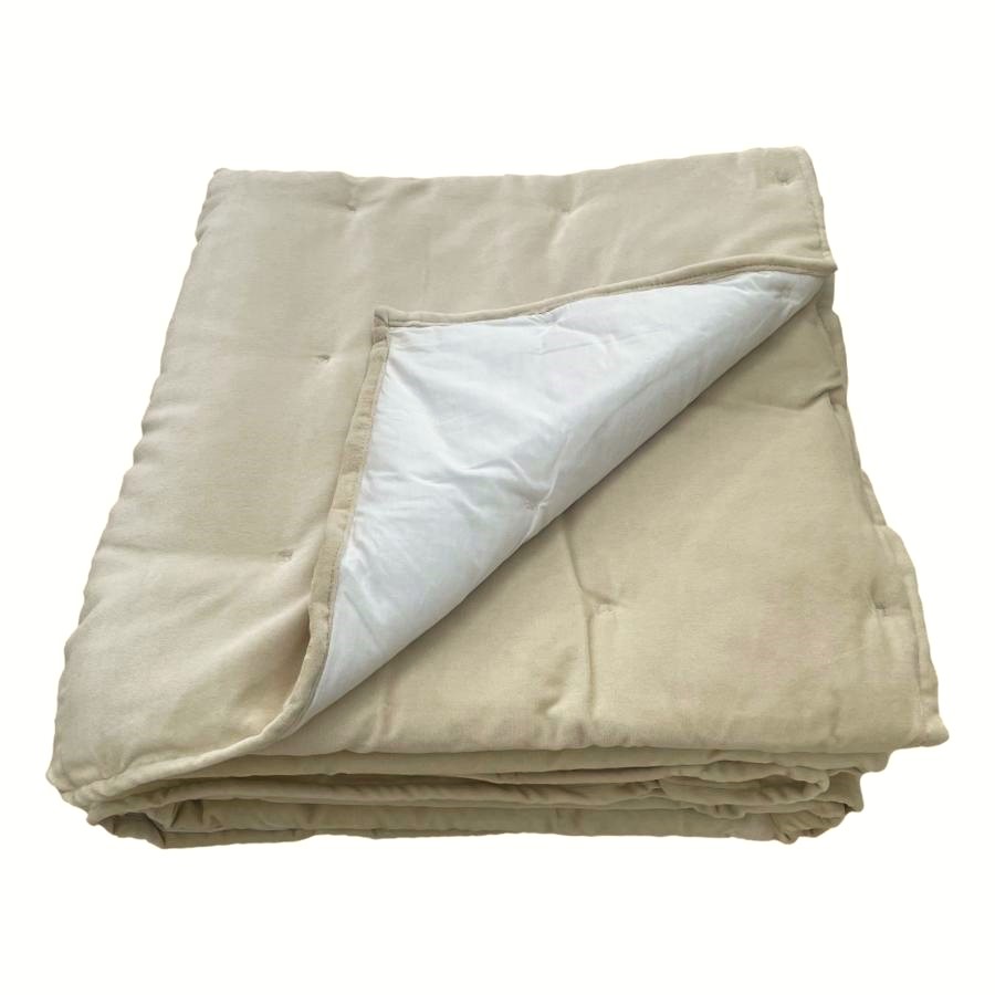 cream velvet blanket