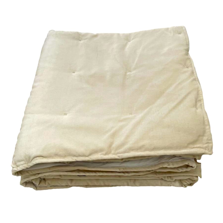 cream velvet blanket
