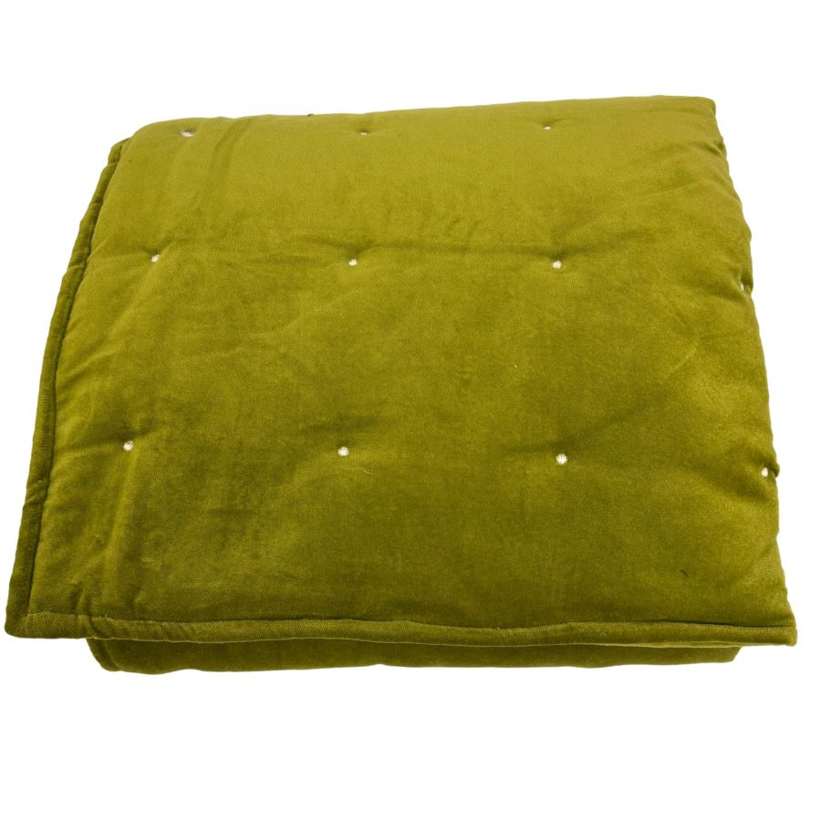 olive velvet blanket