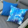 blue ferns showerproof cushion