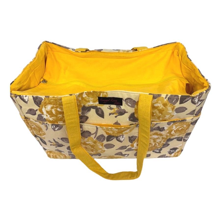gold rose beach bag