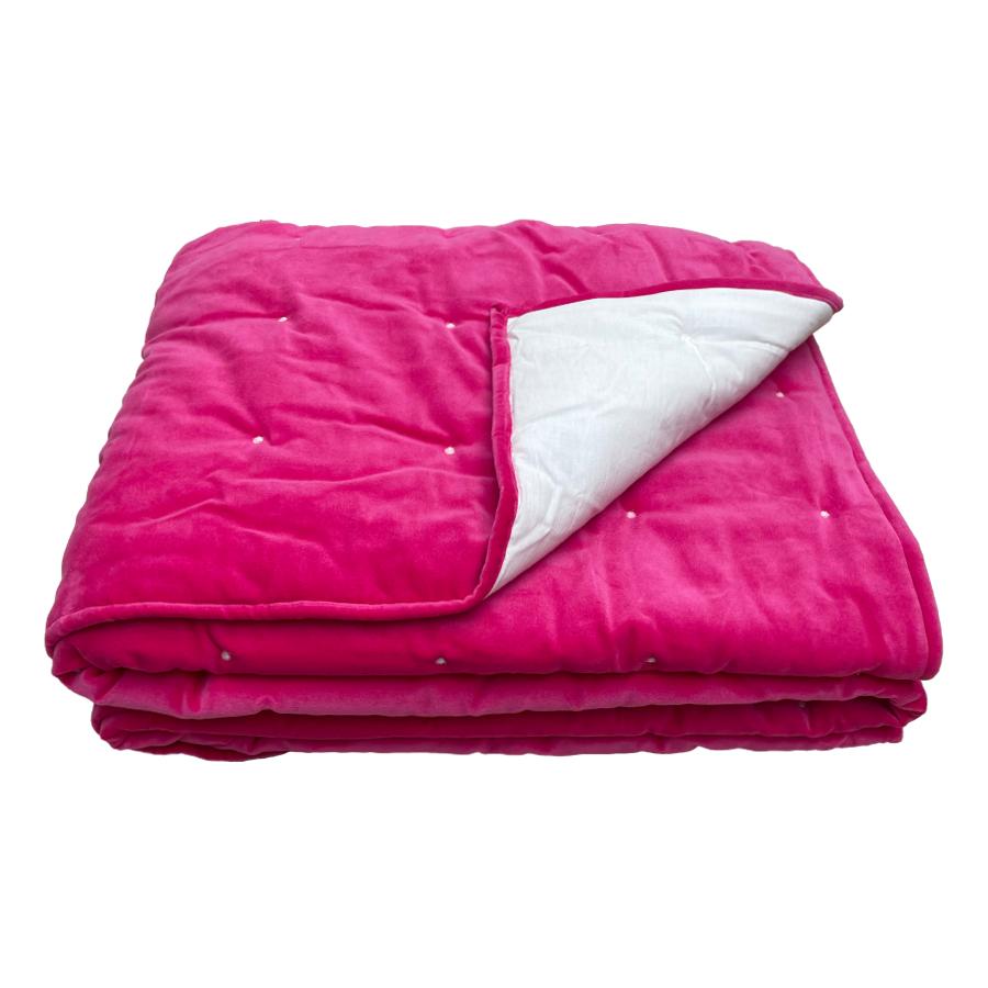 pink velvet blanket